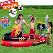 Bestway Pirate Ship Spray Pool Home Children Playing Water Toy Pool Thickened Baby Inflatable Game Pool