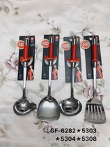 Two pieces of national style stir-frying shovel stir-frying spoon spoon colander household kitchenware set kitchen supplies