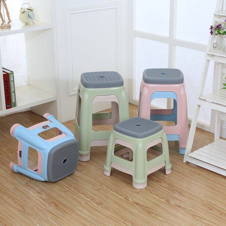 Hong Baolong adult household rattan dining chair stool simple environmental protection antioxidant plastic stool recommended new products