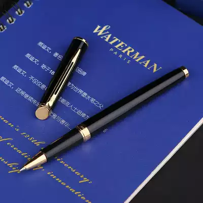 WATERMAN French wediven new Junya pure black Liya Golden clip treasure ball pen men and women business office signature pen