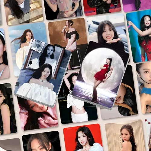 Дженни Ким Джейни 56 лазерная карта BLACKPINK три -дюйма самопечать закругленный фильм Ломо