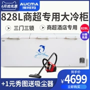 Aucma / Aucma BC / BD-828 Tủ đông lạnh đông lạnh công suất lớn ba cửa đông lạnh - Tủ đông