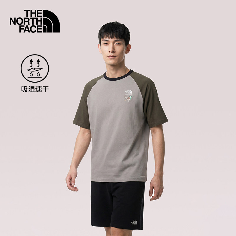 Thenorthface North Face Short-Sleeved Men's and Women's T-Shirts Quick-Drying Sports Tops Outdoor Breathable New Style | 8Gx1