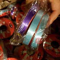 Hand folded wind chimes ribbon DIY material color birthday decoration balloon tie rope roll plastic ribbon