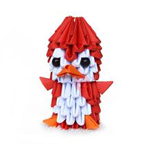 Triangle insert creative combination origami DIY cartoon chicken material package triangular insert origami children manual work