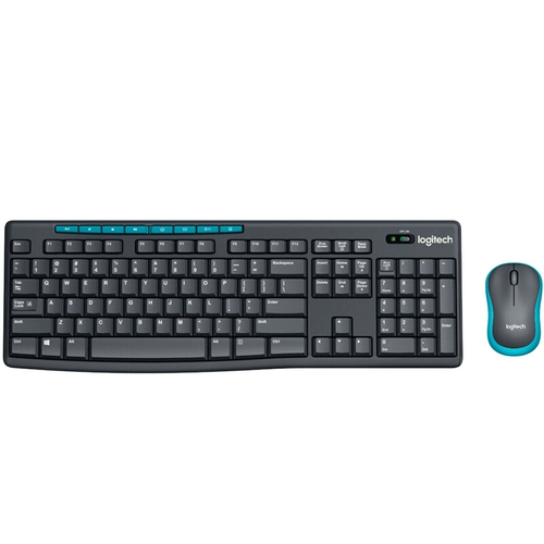 Logitech, беспроводная клавиатура, мышка, комплект, ноутбук для офиса