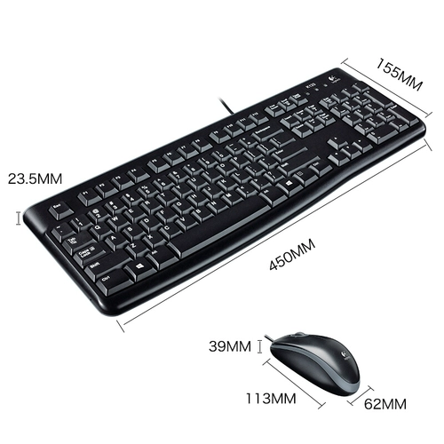 Logitech K120 Wired Keyboard Laptop Office