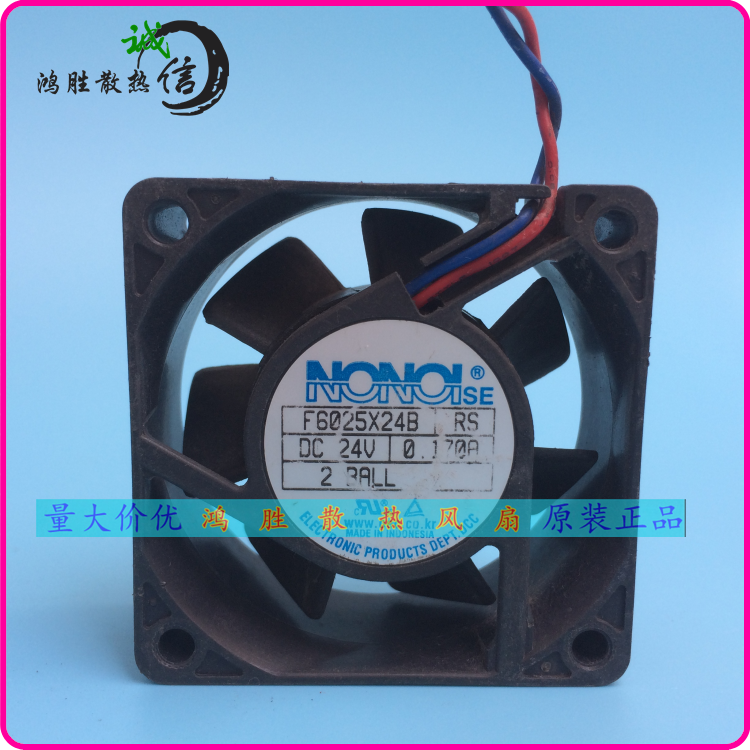 NONOI original 24V F6025X24B 0 17A AH DC fan with original interface