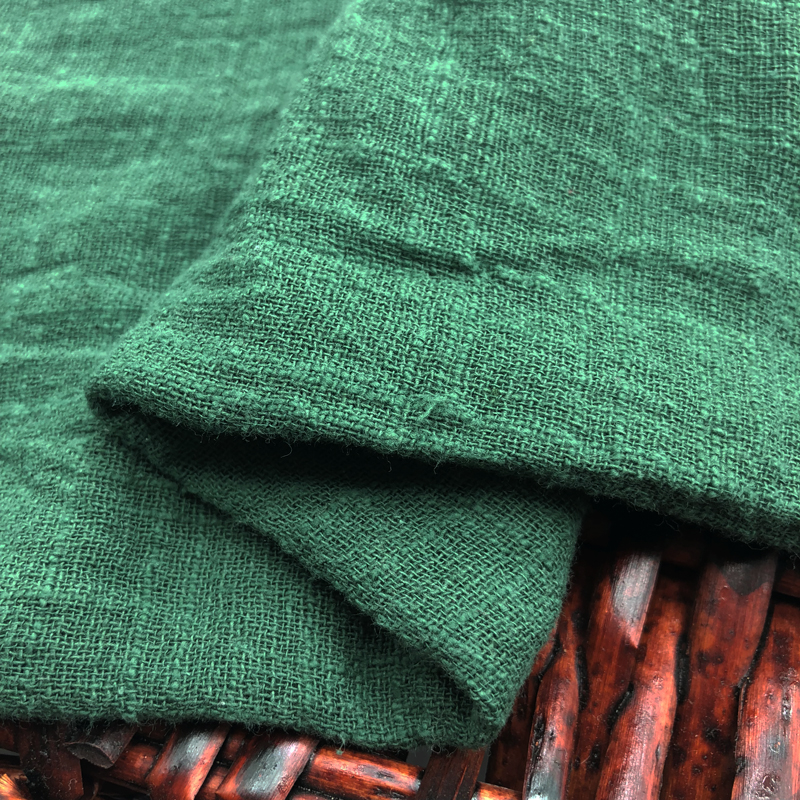 Tre cotton Trung Quốc phong cách rắn đôi tre kết cấu nút nhăn bông và vải lanh Mùa hè nghệ thuật cổ điển tinh khiết cotton và vải lanh nhăn - Vải vải tự làm mua vải may quần áo