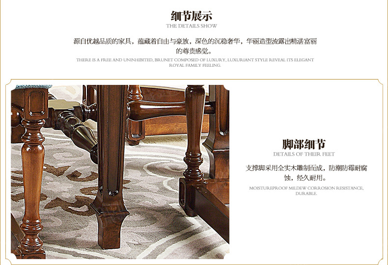 Nội thất Wellington Bàn gỗ rắn châu Âu Bàn cà phê nước Mỹ Bàn trà tròn Bàn trà phòng khách Bàn trà G602-10 - Bàn trà ban sofa
