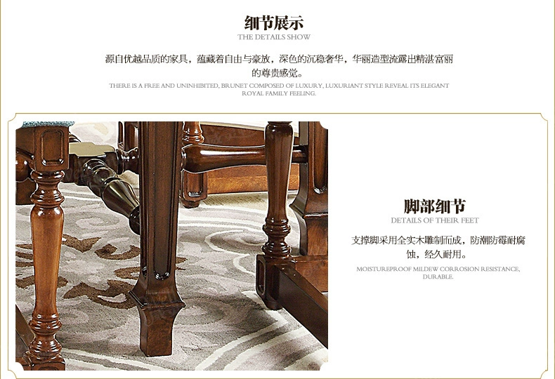 Nội thất Wellington Bàn gỗ rắn châu Âu Bàn cà phê nước Mỹ Bàn trà tròn Bàn trà phòng khách Bàn trà G602-10 - Bàn trà