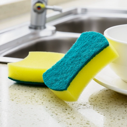 Предметы домашнего обихода уборки с двойной мишей для мытья блюда для мытья блюда нано