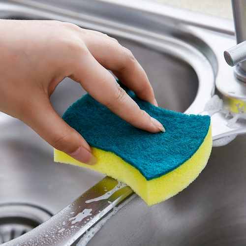 Предметы домашнего обихода уборки с двойной мишей для мытья блюда для мытья блюда нано