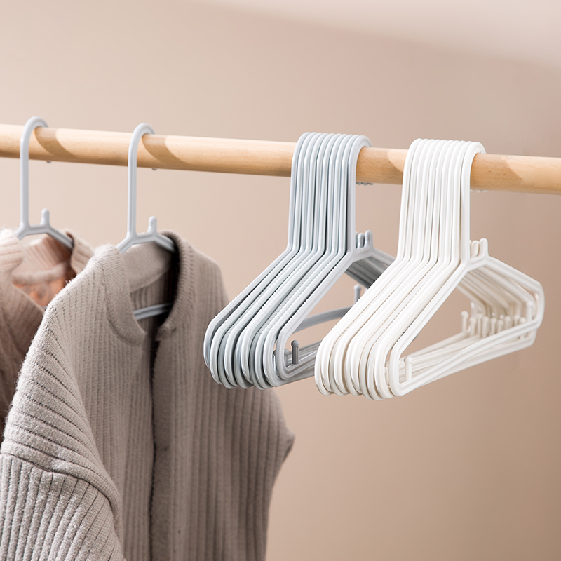 Clothes hanger No marks Home dry clothes rack Multi-functional hanging clothes brace plastic sandhanger Sub-wide shoulder clothes hanger