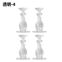 Высококачественные настенные поглотители ✅Прозрачные [4 упаковки] бесшумные и предотвращающие столкновения + нет необходимости пробивать отверстия