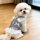 Dog clothes are tractionable, summer lace princess dress, puppy Teddy Bichon, small and medium-sized dogs, pet cats, thin style