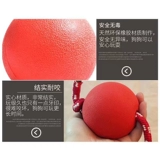 Игрушка для собак резиновый упругой шарик сплошной шарик шлифований зубы плюшевый золотистый ретривер среднего размера собака дразнить игрушечный шарик