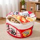 Instant noodle cat nest, winter warm instant noodle dog nest, closed removable and washable pet sleeping pad plus velvet, universal for all seasons