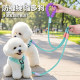 One-to-two dog leash for walking two dogs, anti-entanglement for two puppies when going out, multi-dog foam double-headed dog leash
