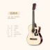 T9 xác thực guitar acoustic guitar 38 inch guitar acoustic người mới bắt đầu nhập học sinh viên nhạc cụ nam và nữ - Nhạc cụ phương Tây Nhạc cụ phương Tây