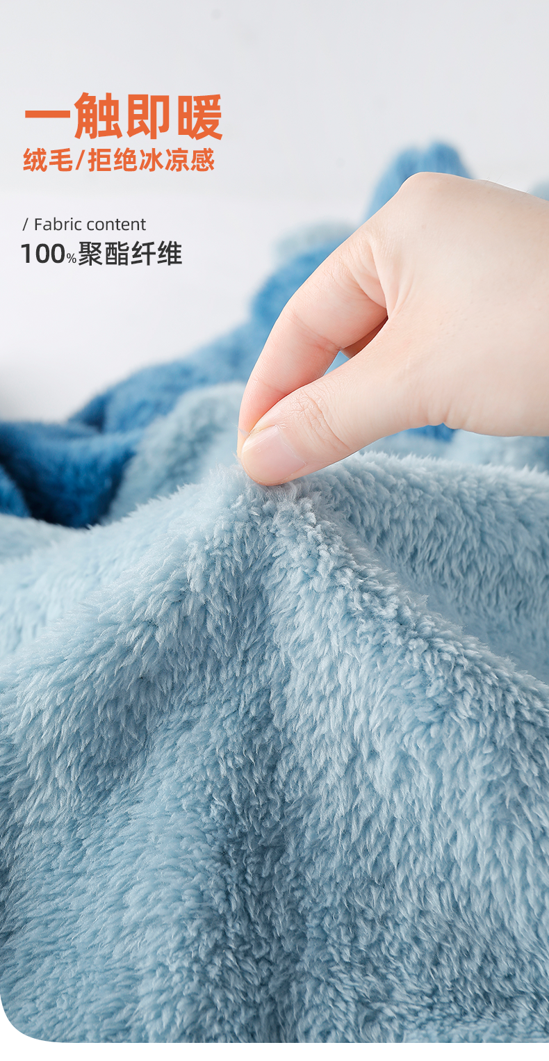 顶瓜瓜 男童女童 冬季珊瑚绒家居服 图3