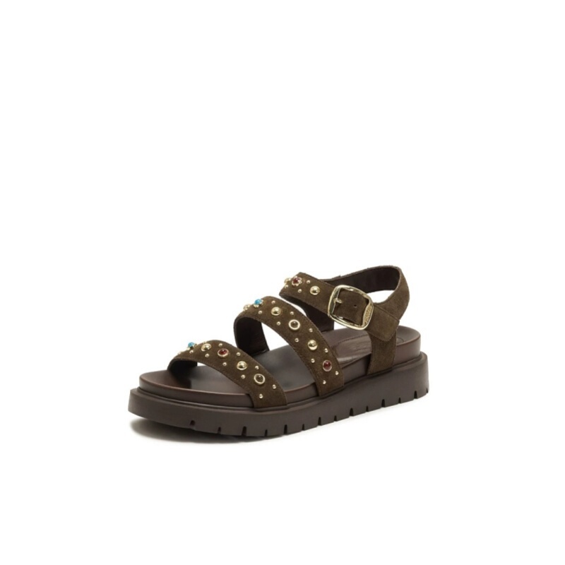 Same Style as in the Mall, 2026 Summer New Retro Roman Sandals, Thick-Soled Height-Increasing Beach Shoes, Women's Sandals Ejo48Bl6