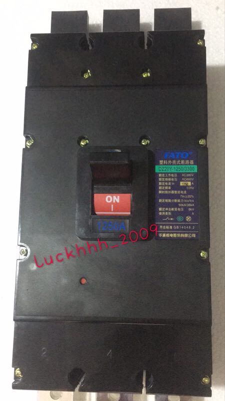 Direct sales Original factory FATO Huatong air switch plastic shell breaker series DZ20Y-1250 3300 1250A