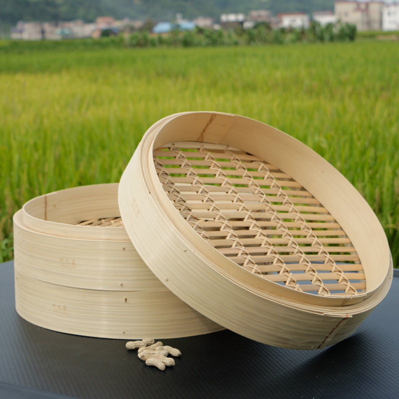 大号商用竹蒸笼，蒸包子馒头的秘密武器？-餐具笼/架-淘宝好物网