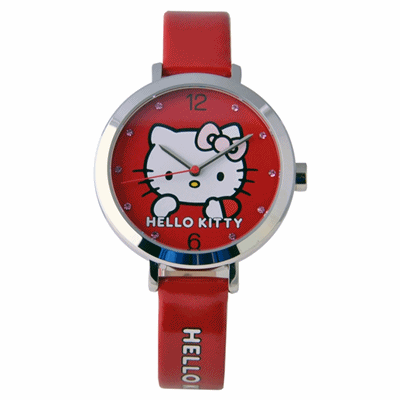 HELLO kitty Katie cat shy with fashion watches-Red 35mm