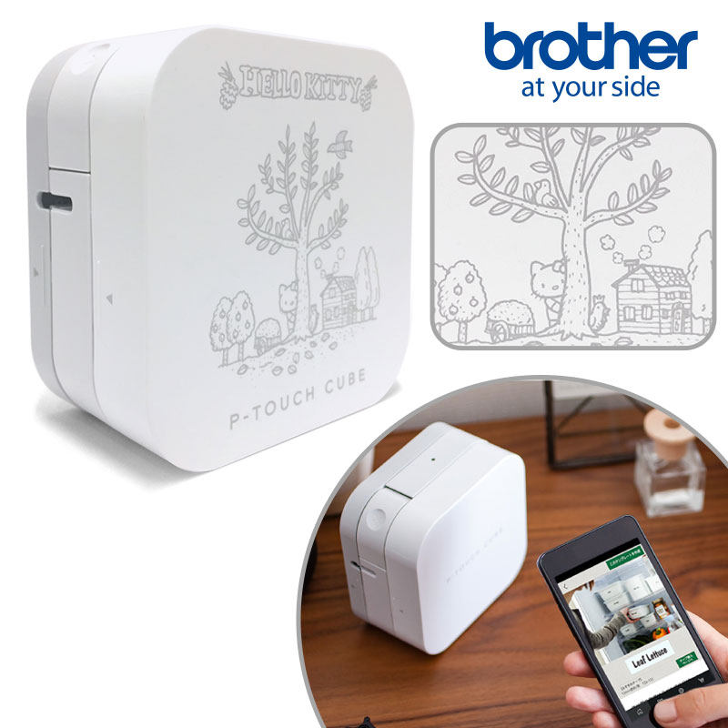 Hello Kitty x brother Limited Brother Label Printer P-TOUCH CUBE
