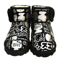 Hello Kitty Taiwan MIT graffiti printed stereo boots with snow boots