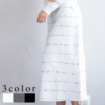 ninamew X Hello kitty joint qualified horizontal striped butterfly knot waist strap long dress 3 color