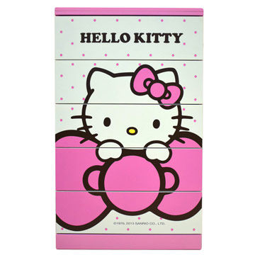 Hello Kitty Katie cat cute styled butterfly knot five bucket cabinet