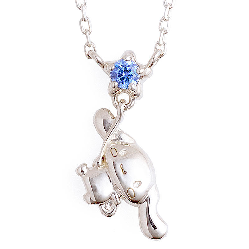 Cinnamoroll × THE KISS Joint Model Big Ear Dog Sparkling Star Necklace - Taobao