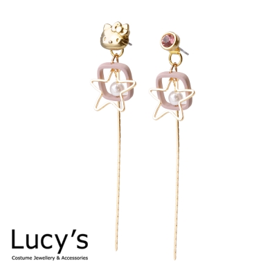 Lucy's X Hello Kitty Exclusive Joint FLIPPED GEOMETRIC EARRINGS