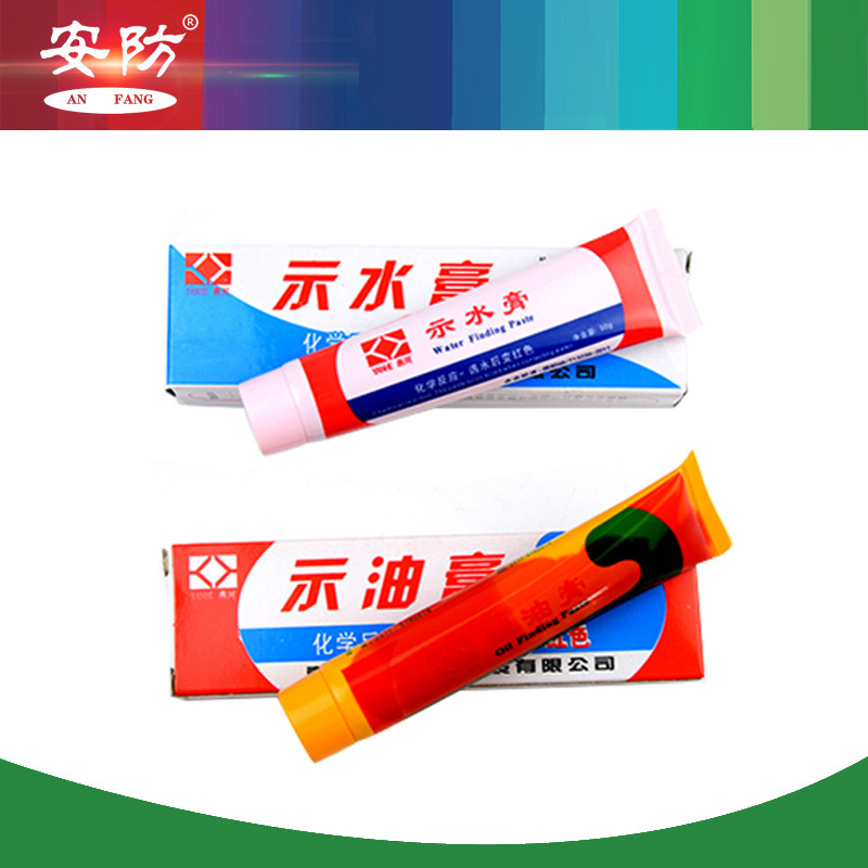 Trial Water Paste Test Oil Color Changing to Water Changed Red Petrol Diesel Test Water Cream Petrol Station Quantity Oil Paste Measuring water paste