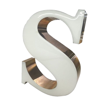 No-side luminous character billboard set to make stainless steel mini acrylic crystal character PVC custom sign door head