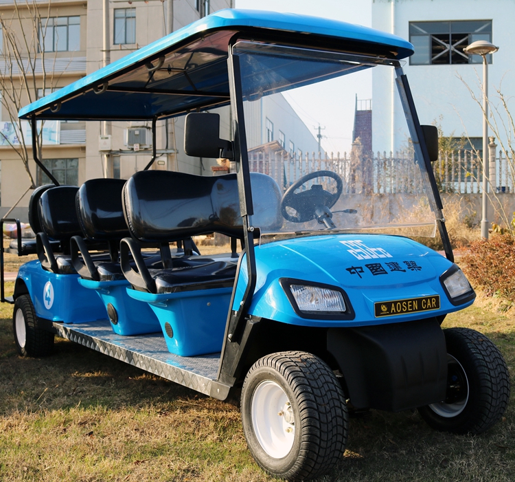 Aosen bốn bánh ắc quy xe điện Xe điện tham quan xe golf tour xe buýt 8 chỗ - Xe đạp điện giá xe điện