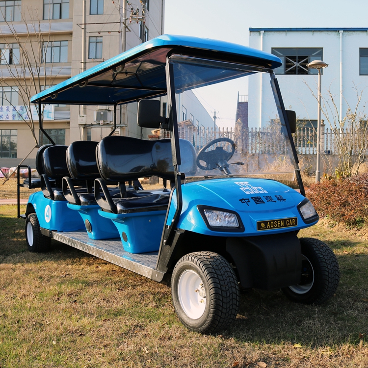 Aosen bốn bánh ắc quy xe điện Xe điện tham quan xe golf tour xe buýt 8 chỗ - Xe đạp điện giá xe điện
