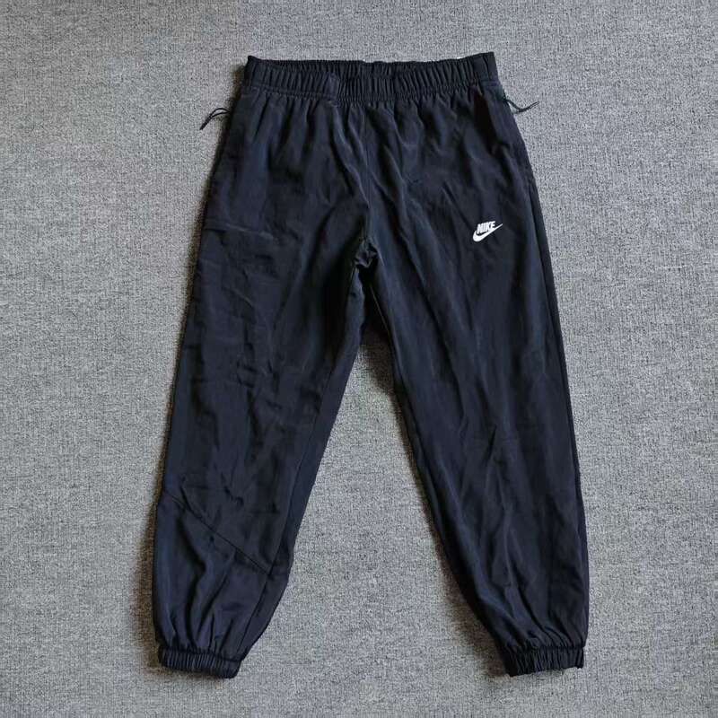 Nike Men's Winter Thickened Fleece-Lined Embroidered Logo Classic Cuffed Pants Fb8617-010