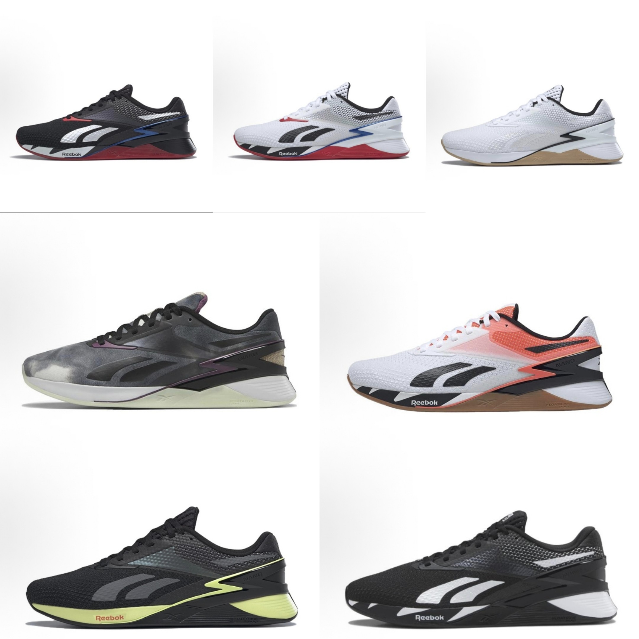 Мужские кроссовки Reebok Nano X3 для тренировок HR1423HQ6687HP6074HP6073HP6046HP6042 Изображение 1