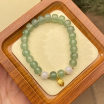Natural aventurine exquisite bracelet aventurine bracelet small and fresh send to friends and best friends ins style exquisite style