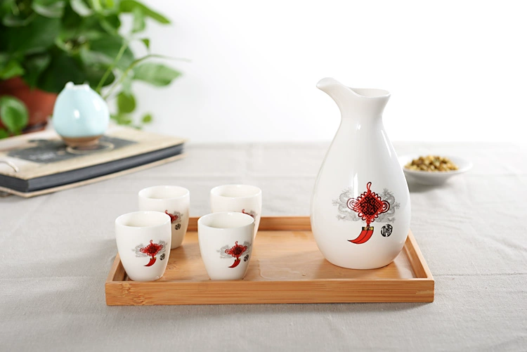 Bộ rượu bằng gốm, bình rượu, rượu trắng, ly rượu, bình, rượu mạnh, rượu, rượu, phục vụ, rượu vang, 1 kg, kiểu Nhật