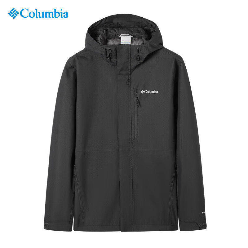 25 New Autumn and Winter Products Columbia Outdoor Men's Waterproof and Windproof Hooded Single-Layer Jacket We2619
