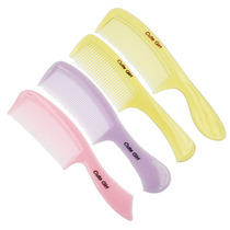 Cartoon sweet cute dense teeth soft tooth candy color straight hair hairdressing plastic comb