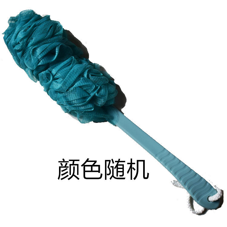 Yating Long Handle Bath Flowers Bath ball rubbing shower Bath Brush Large bath room Supplies Bubble Bath gauze rub back brushes