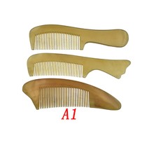 Natural horn comb large hair comb for men and women anti-static massage long hair comb