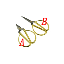 Youmei stainless steel pointed scissors Dragon Phoenix gold scissors alloy nail scissors