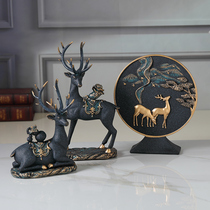 Eurostyle Living Room TV Cabinet Decorations New Chinese Creative Home Xuanguan Office Small Furnishing Pendulum With Three Sets