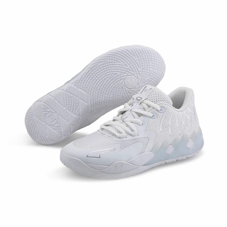 Puma Mb.01 Low Round-Toe Lace-Up Low-Top Practical Basketball Shoes 376941-04